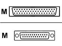 CABLE RS-530 DTE MALE - SM/SERIAL 10 FEET