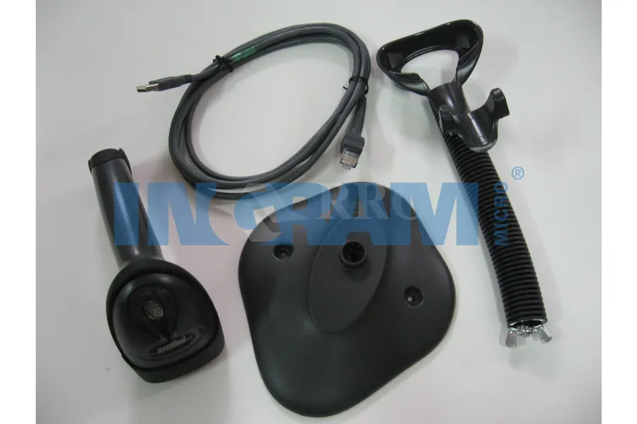 LS2208 USB KIT 7FT/BLACK W.INTELLISTAND IN