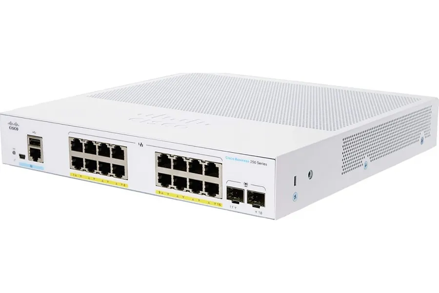 CBS250 Smart 16-port GE, PoE, 2x1G SFP