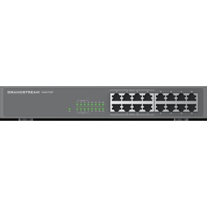 GWN7702P Grandstream switch ethernet 16 porturi Gigabit, cu PoE, fara management
