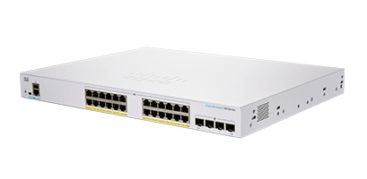 CBS350 Managed 24-port GE, PoE, 4x10G SFP+