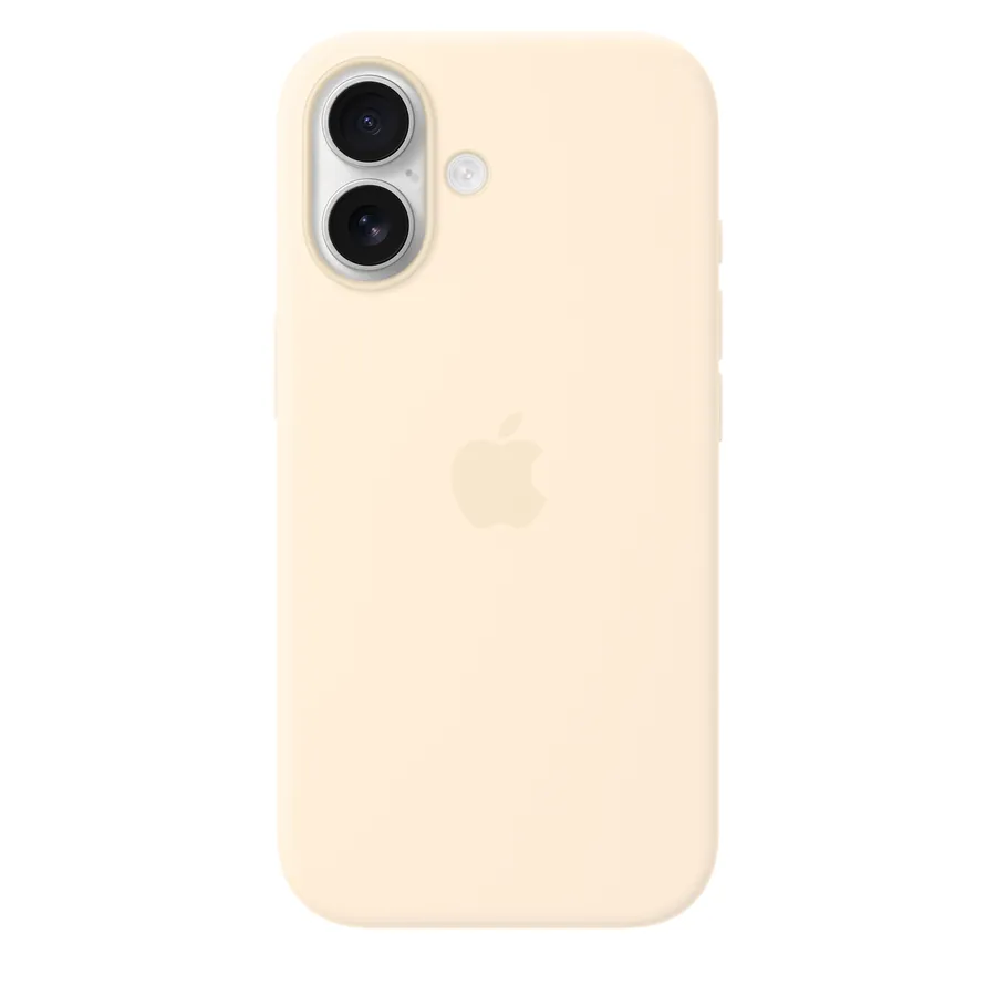 IPHONE 17 SILICONE CASE WITH MA/VANILLA