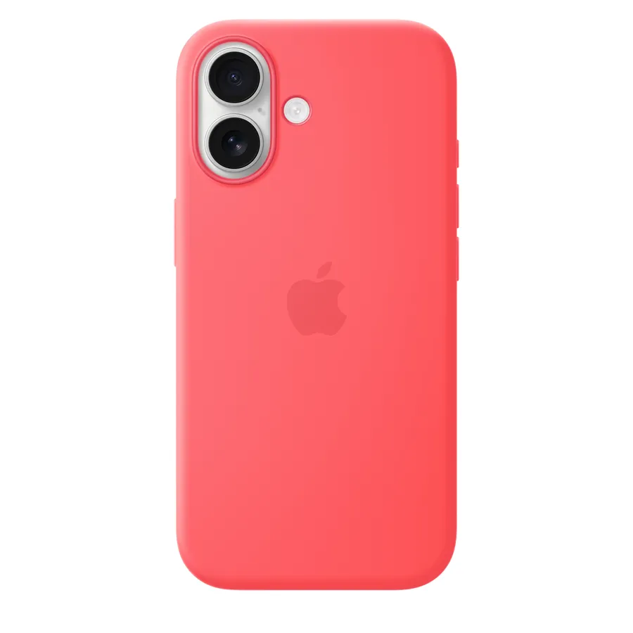 IPHONE 17 SILICONE CASE WITH/MAGSAFE BRIGHT GUAVA