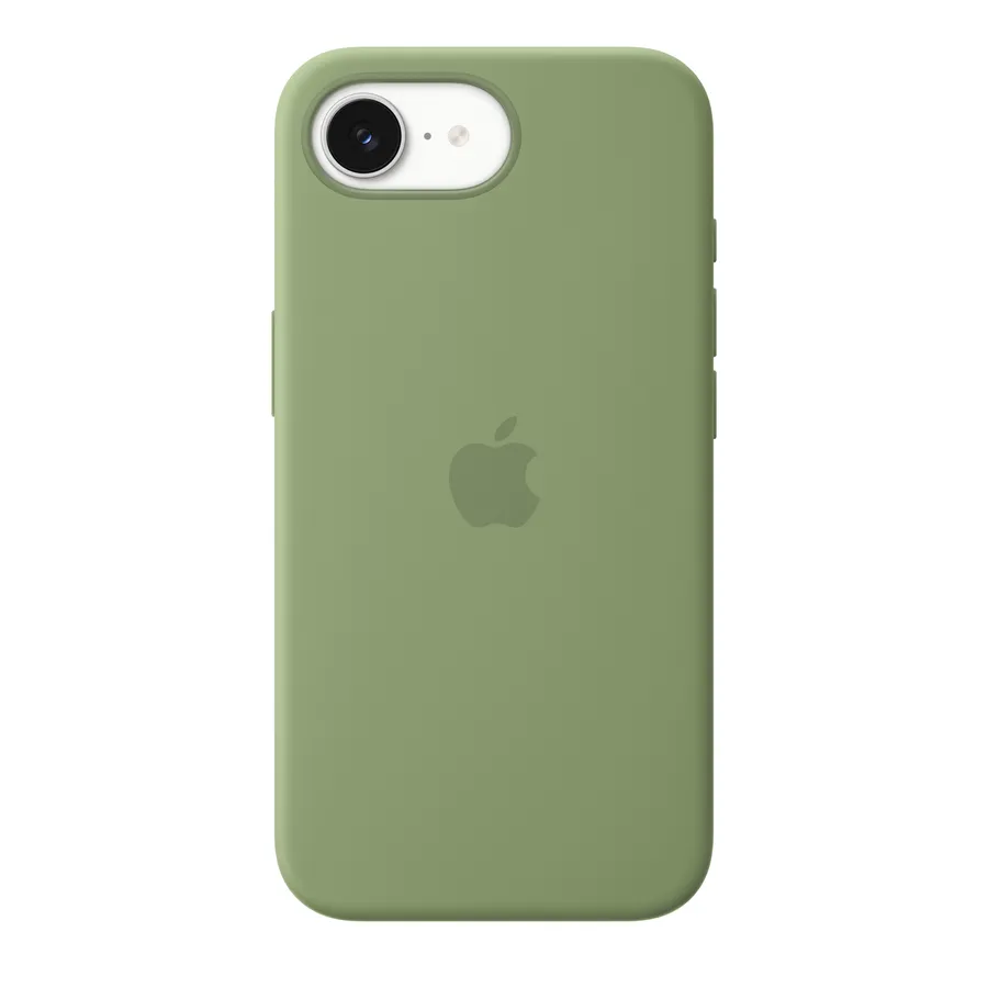 IPHONE 17E SILICONE CASE/WITH MAGSAFE LIGHT MOSS