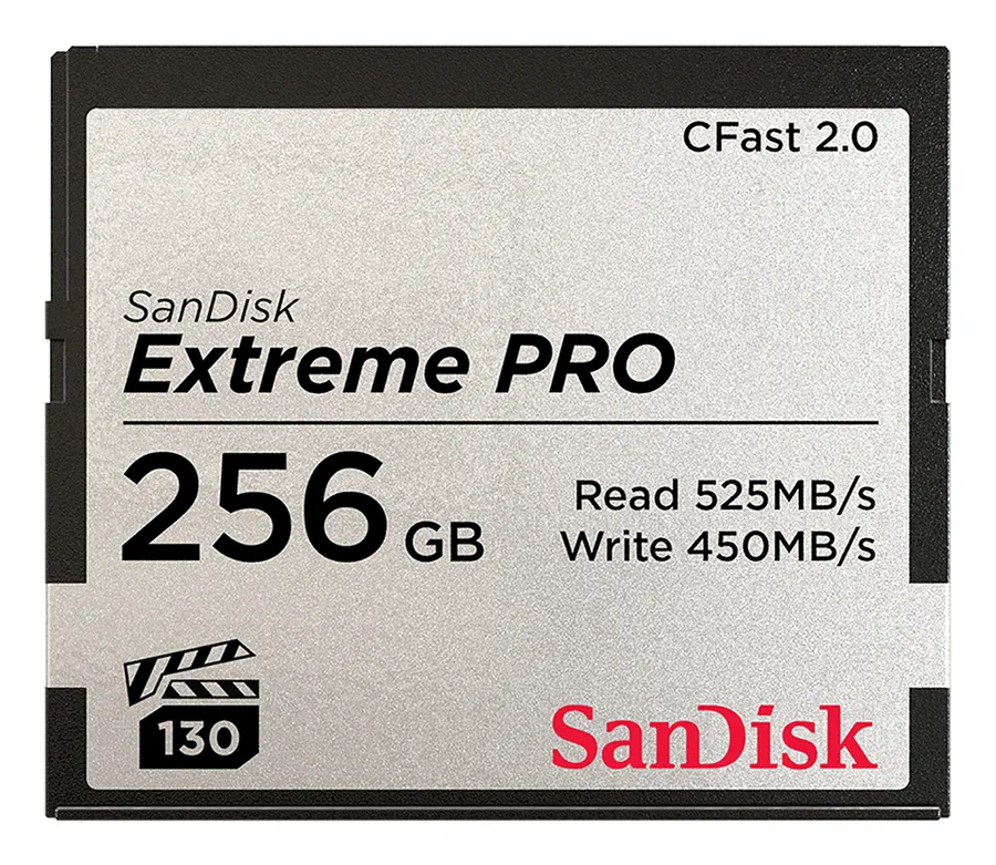COMPACTFLASH CARD 256GB/EXTREME PRO 525MB/S VPG130
