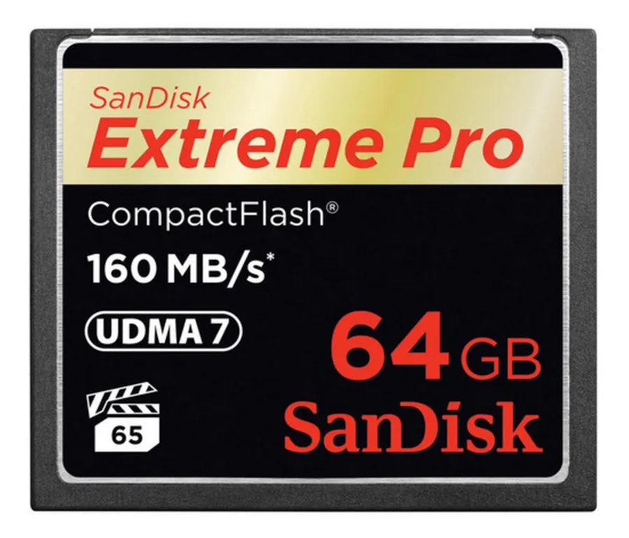 COMPACT FLASH CARD 64GB/EXTREME PRO 160MB/S VERSION