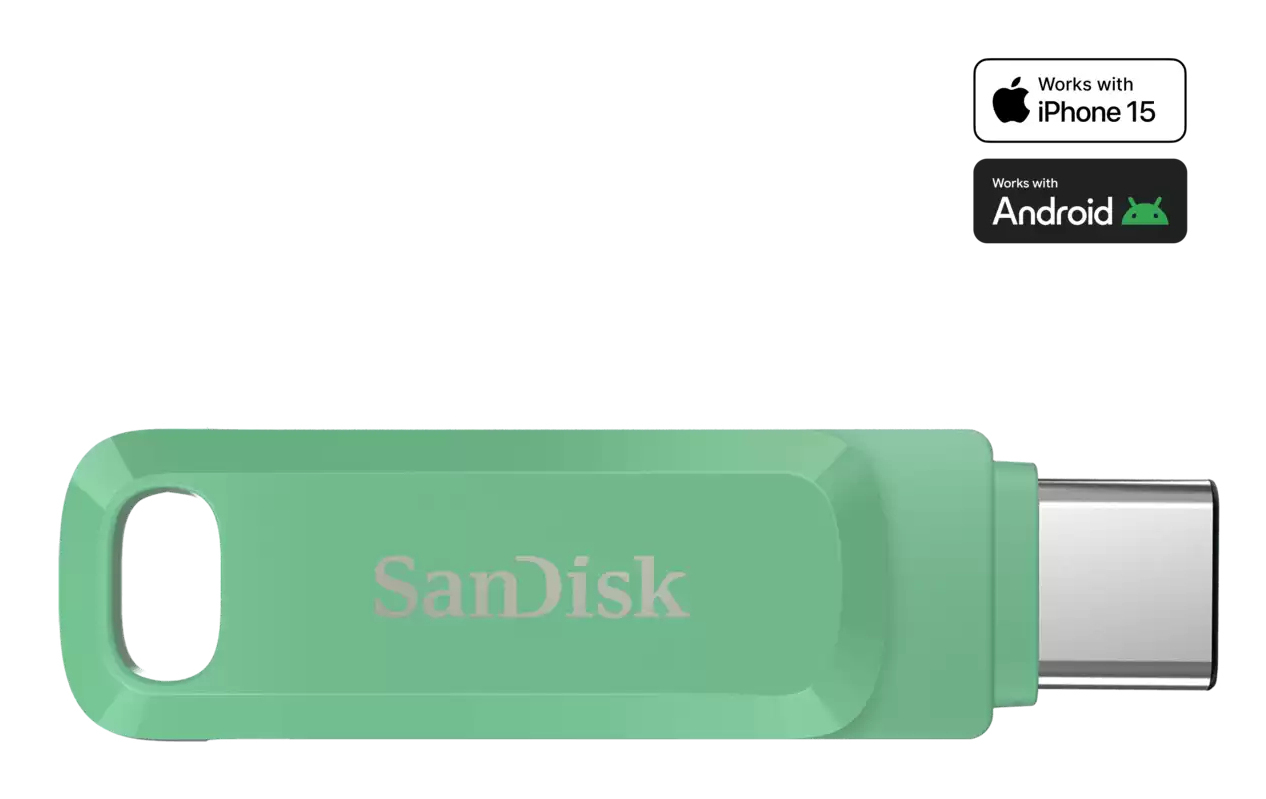 SANDISK ULTRA DUAL DRIVE GO USB/TYPE-C 512GB ABSINTHE GREEN GLOB