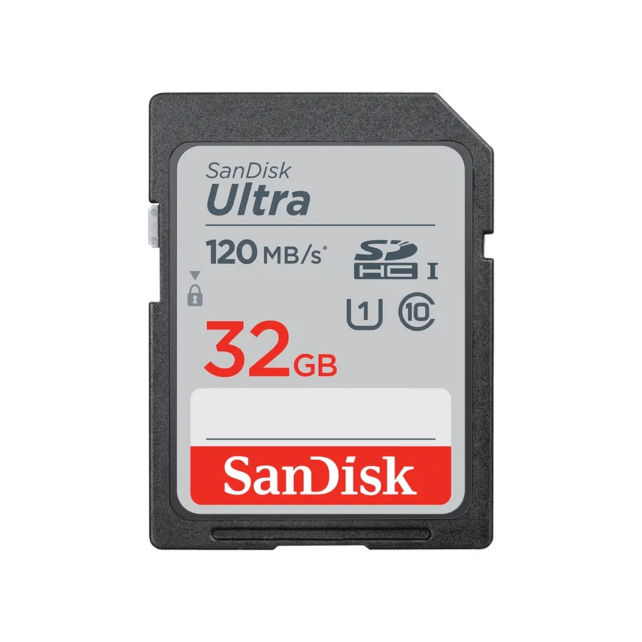 SANDISK ULTRA 32GB SDHC MEMORY/CARD 120MB/S 3-PACK