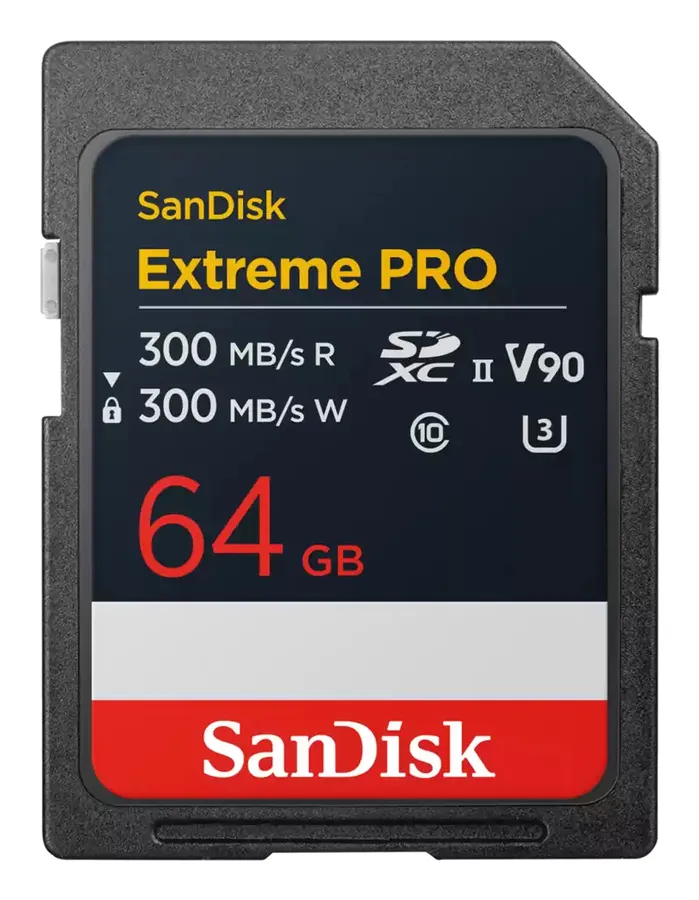 SANDISK EXTREME PRO 64GB SD/UHS-II (V90)
