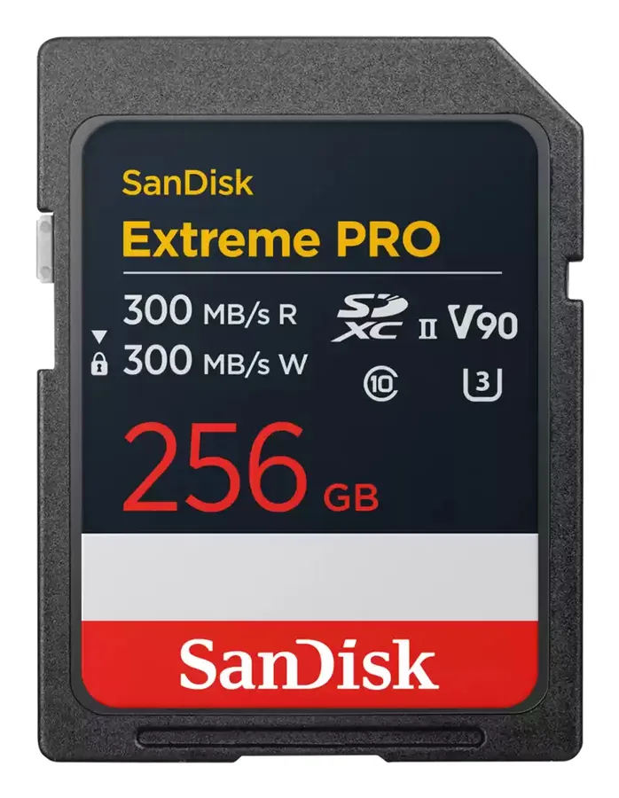 SANDISK EXTREME PRO 256GB SD/UHS-II (V90)