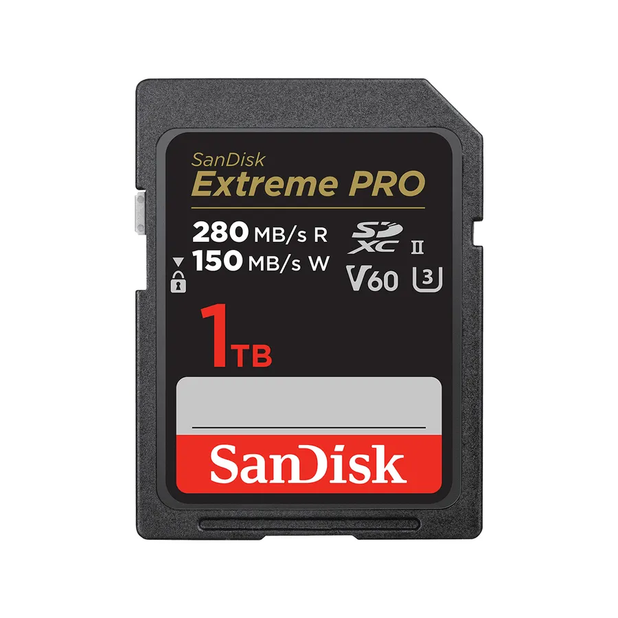 PRO 1TB V60 UHS-II SD CARDS/280/150MB/S V60 C10 UHS-II