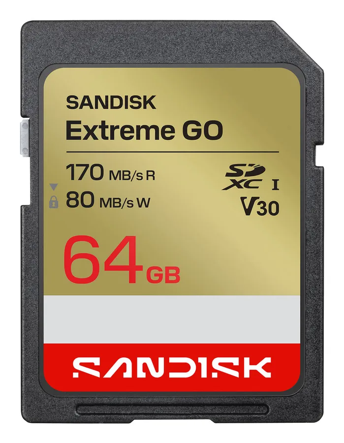 EXTREME SD UHS-I 64GB SD/170MB/S(R) / 80MB/S(W)