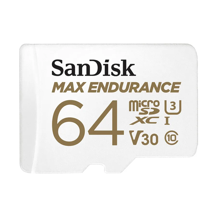 MAX ENDURANCE MICROSDHC/64GB CARD WITH ADAPTER