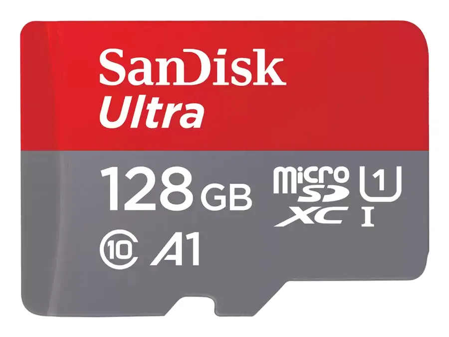 SANDISK ULTRA MICROSDXC 128GB +/SD ADAPTER 140MB/S A1 CLASS 10