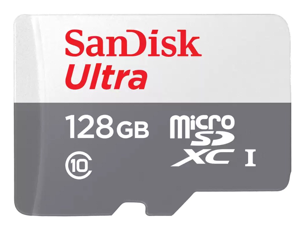 128GB ULTRA LITE WHITE/GRAY/MICROSDXC 100MB/S CLASS 10 UHS-I