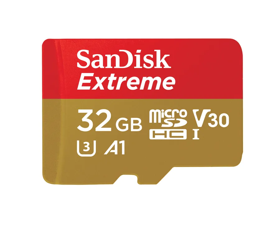EXTREME MICROSDHC 32GB/SD ADAPTER ACTION SPORTS CAMERAS