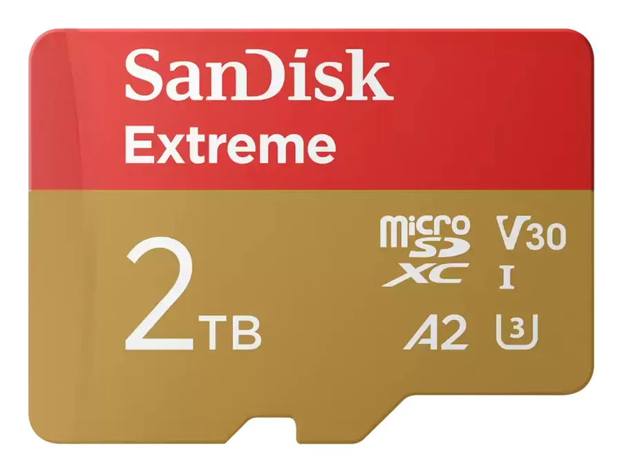 EXTREME MICROSDXC UHS-I CARD/2TB UP TO 240MB/S RS AND 140MB/S