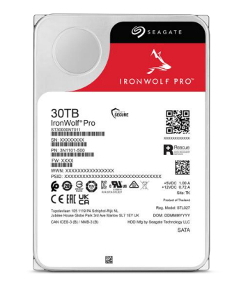 IRONWOLF PRO 30TB/HDD 30TB