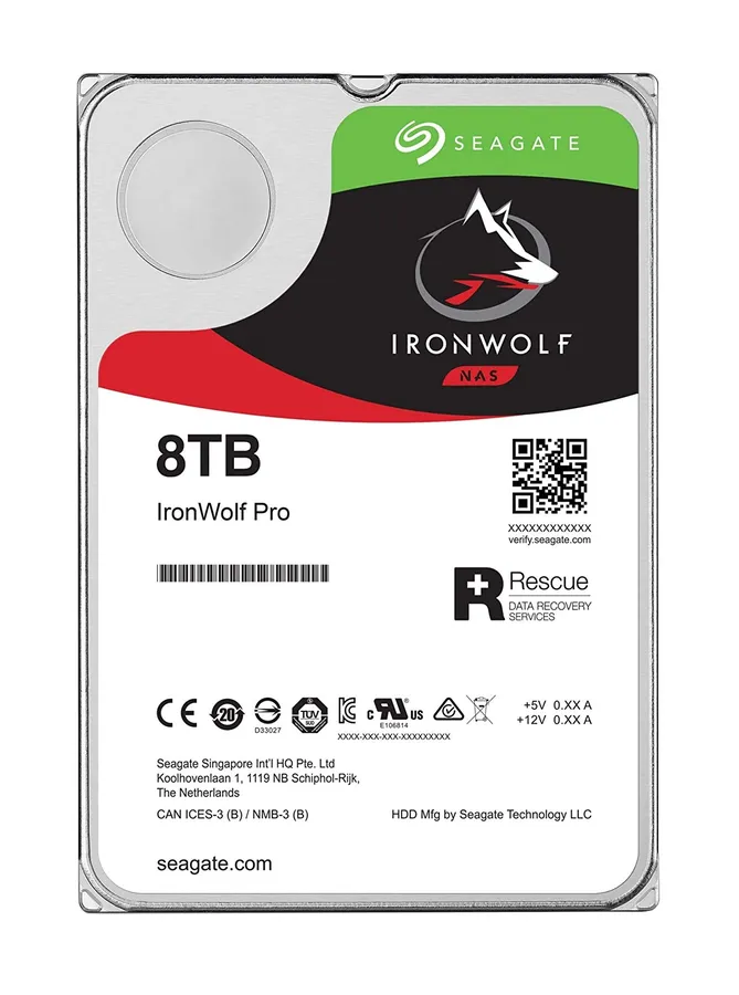 IRONWOLF PRO 8TB SATA/3.5IN 256MB ENTERPRISE NAS