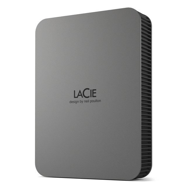 LACIE MOBILE DRIVE 5TB USB 3.1/USB TYPE C SPACE GRAY SECURE