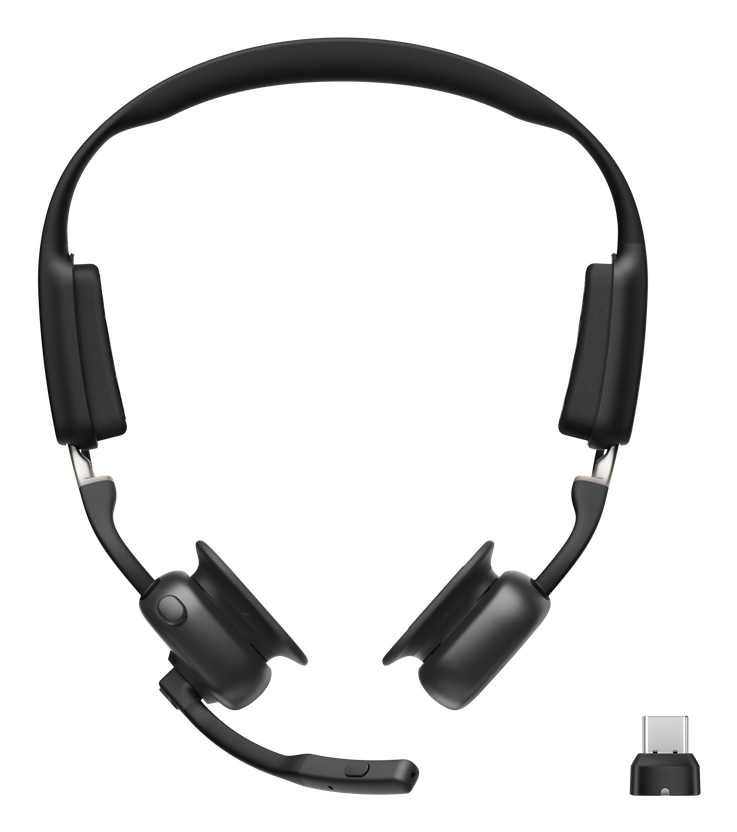 SHOKZ OpenMeet UC with USB-C adapter