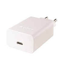 AC/USB ADAPTOR/1 PORT 3.0A INCL USB C CABLE WHITE