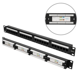 EX9816 Patch panel Extralink 24 porturi CAT6 UTP V2
