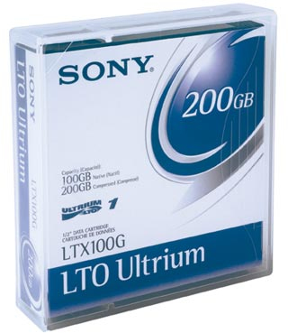 LTO ULTRIUM MP 609 M/200GB KOMPRIMIERT BLACK