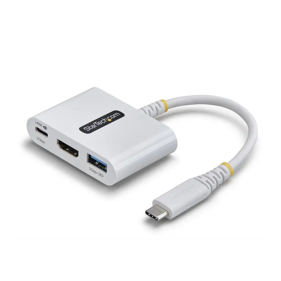 168W-USBC-MULTIPORT/USB-C HDMI MULTIPORT HUB WHITE