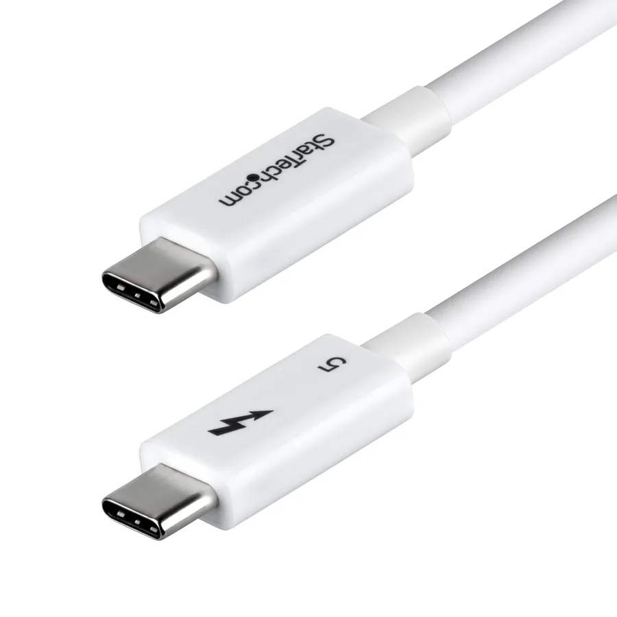 80CM THUNDERBOLT 5 CABLE WHITE/80GBPS/120GBPS/8K 60HZ/240W - WH