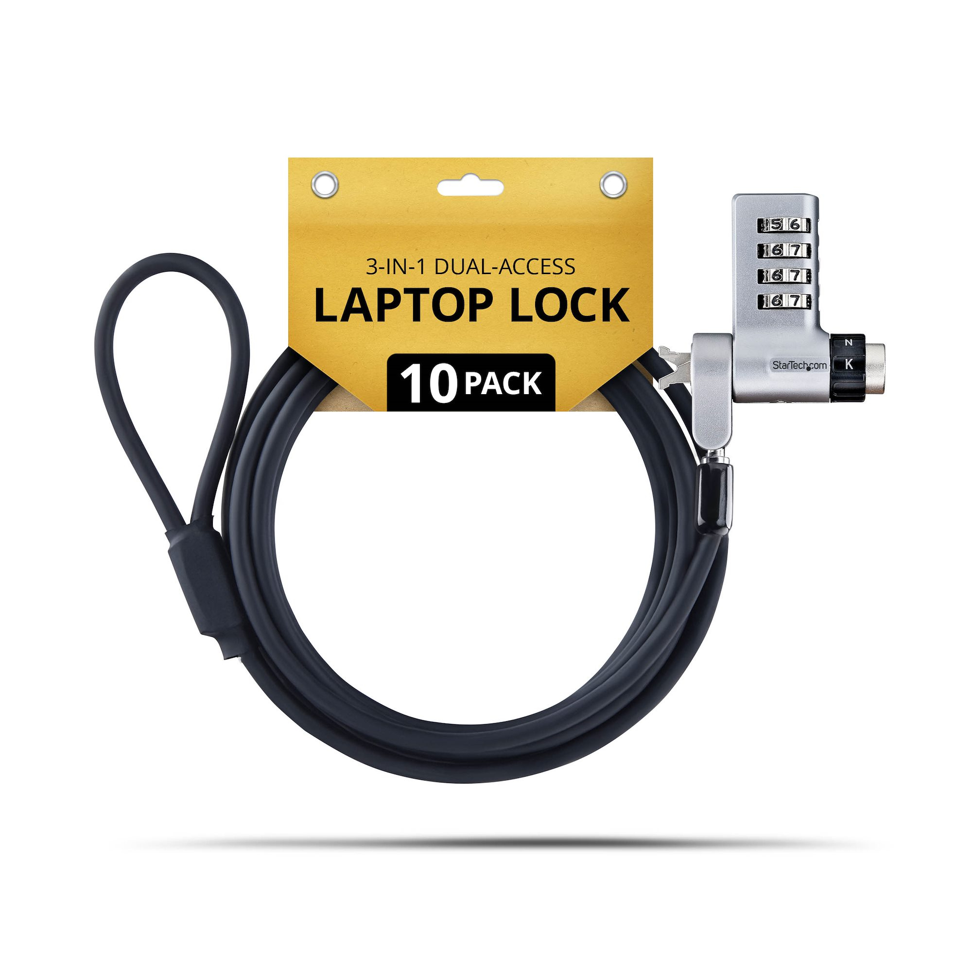 UDUOKA10-LAPTOP-LOCK/10-PACK 3-IN-1 LAPTOP LOCK