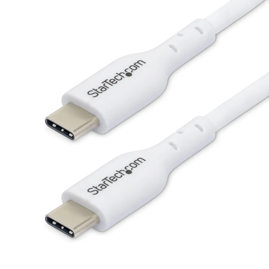 2M WHITE USB-C CABLE 2-PACK/.