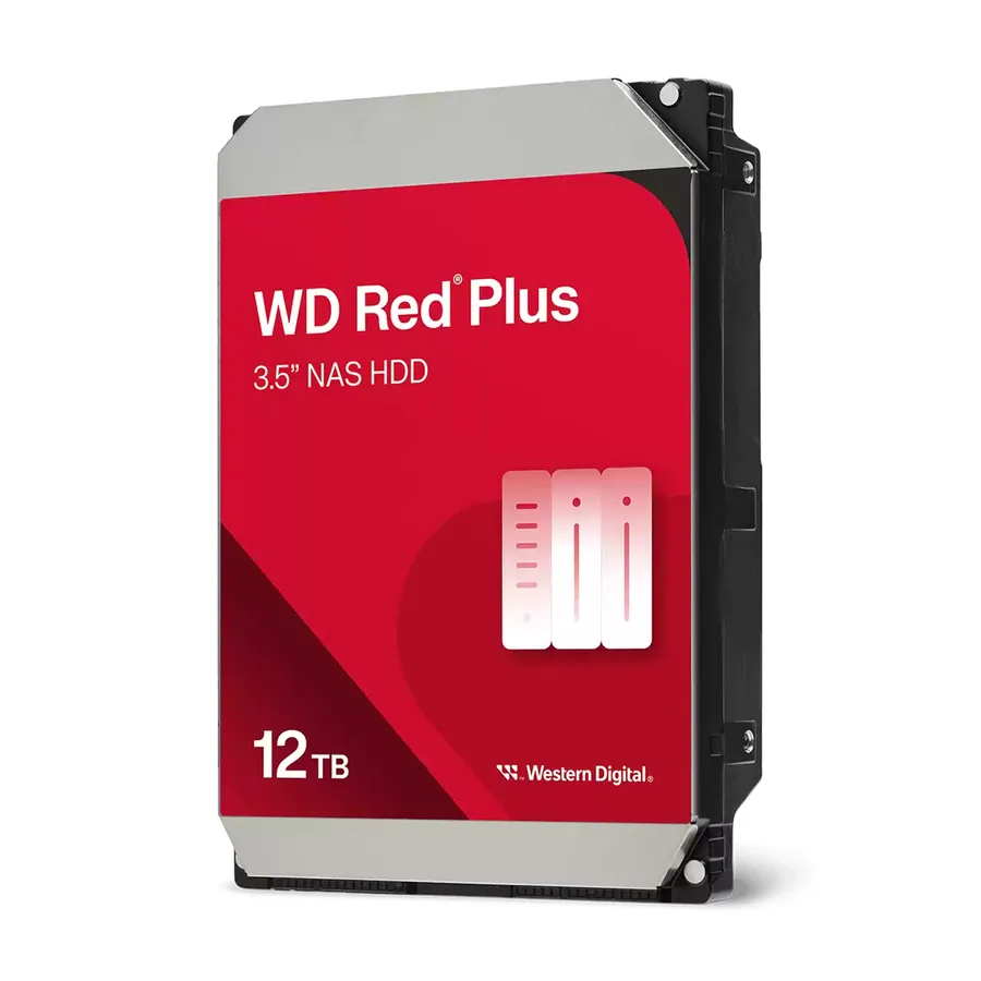 12TB RED PLUS 512MB CMR 3.5IN/SATA 6 GB/S