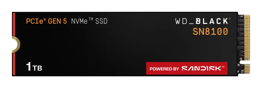 WD BLACK SN8100 1TB SSD/GEN 5 M.2 2280