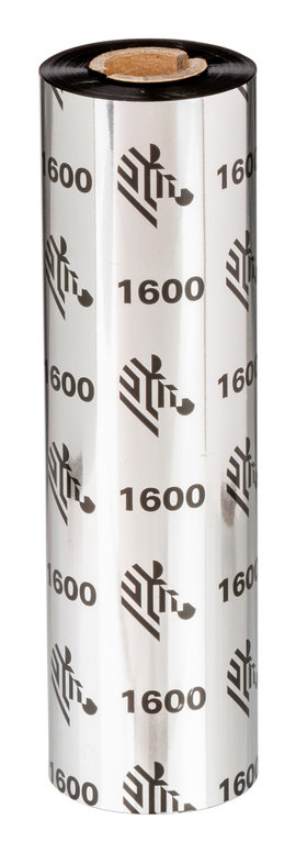 Wax Ribbon, 110mmx450m,1600; Economy Wax, 25mm core