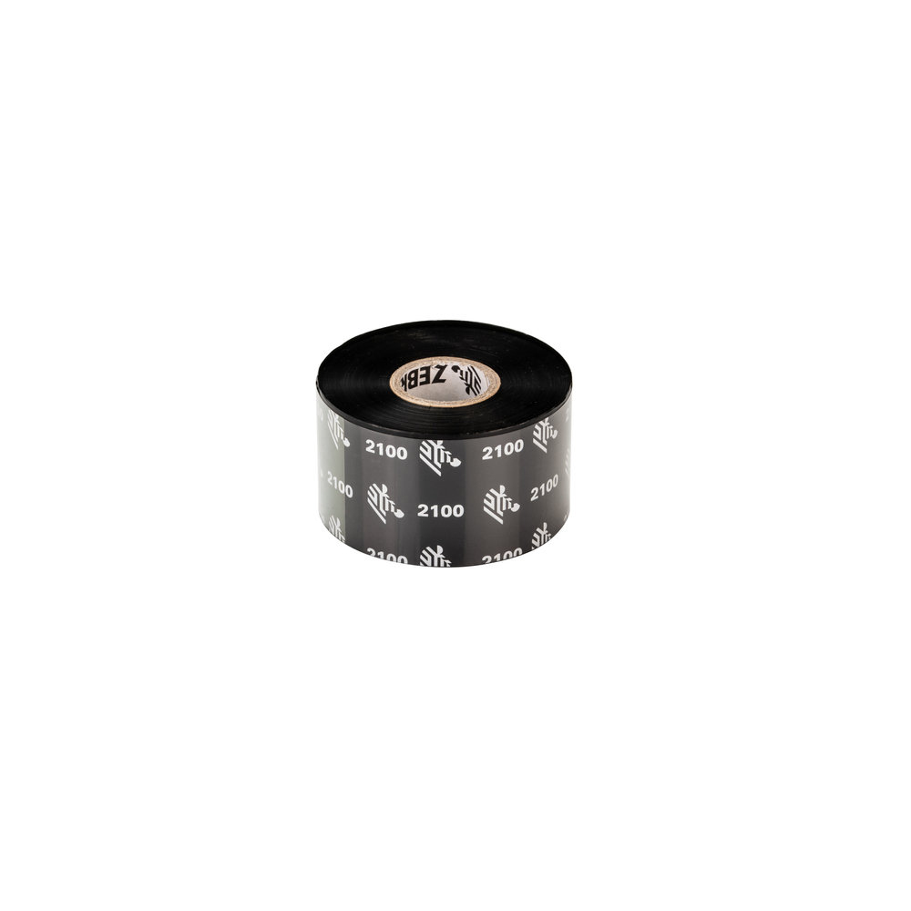 Wax Ribbon, 40mmx450m (1.57inx1476ft), 2100; High Performance, 25mm (1in) core, 12/box