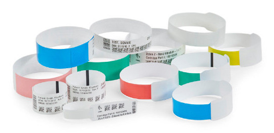 Wristband, Synthetic, 1x11in(25.4x279.4mm);DT, Z-Band Ultra Soft Lam, Coated, Permanent Adhesive, 1in(25.4mm) core, 175/roll, 6/box, Pr