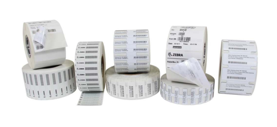 Label, Paper, 2.874x0.669in (73x17mm); TT, Z-Perform 1500T, Coated, Permanent Adhesive, 3in (76.2mm) core, RFID, 5000/roll, 1/box, Plai