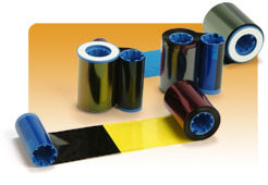 Ribbon, Zebra i Series, Color-YMCKO 1/2 Panel with Cleaning Roller, 450 Images, 330i/430i