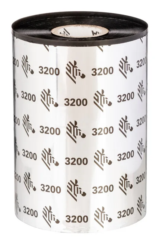 Wax/Resin Ribbon, 56mmx74m (2.2inx242ft), 3200; High Performance, 12mm (0.5in) core, 12/box