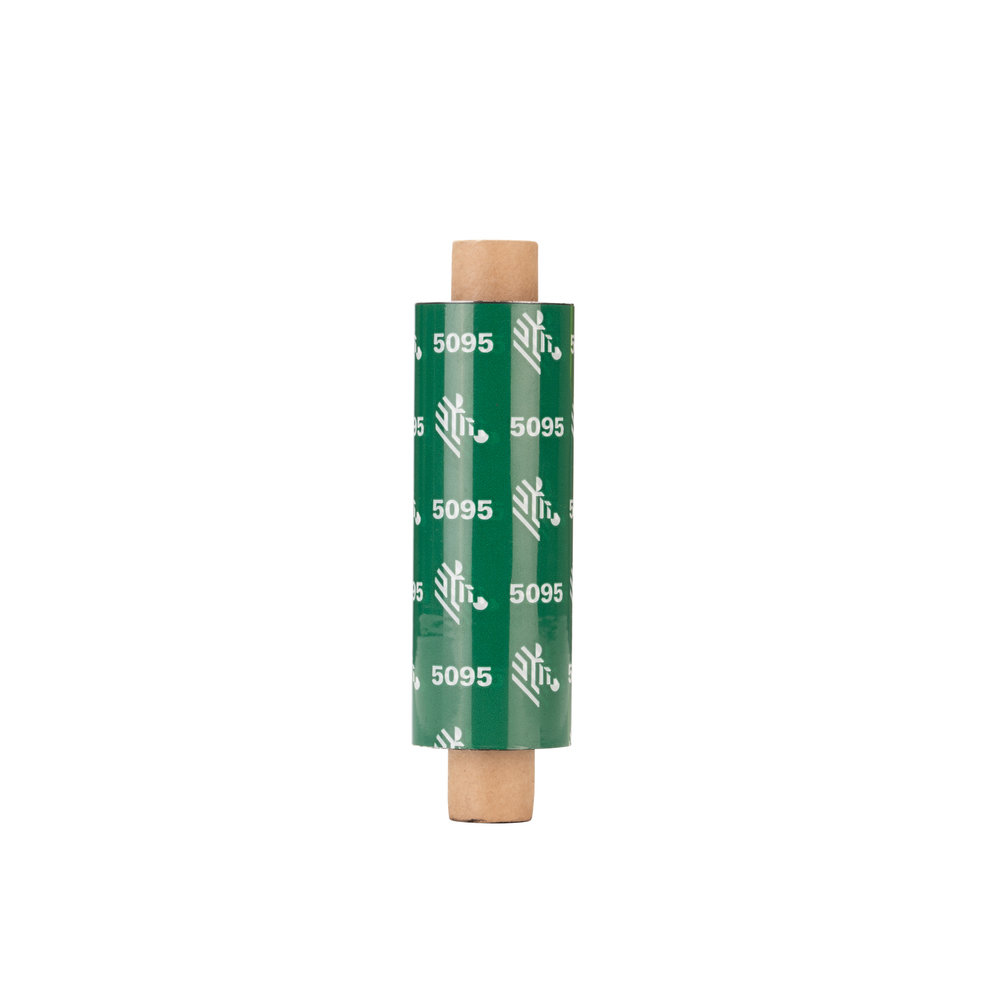 Resin Ribbon, 56mmx74m (2.2inx242ft), 5095; High Performance, 12mm (0.5in) core, 12/box