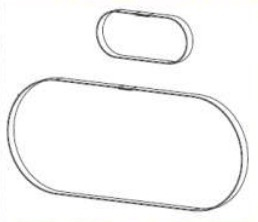 KIT MEDIA DRIVE BELTS EXTENDED/ONLY FOR ZE500 SERIES