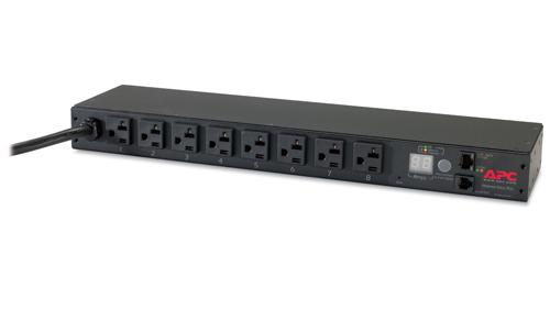 Rack PDU, Metered, 1U, 20A, 120V, (8) 5-20