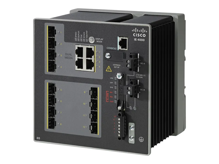 IE 4000 8 X SFP 1G/4 X 1G COMBO LAN BASE IN