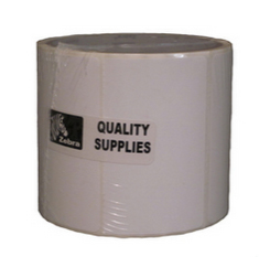 Label, Polyetherimide, 41.3x6.35mm; Thermal Transfer, Z-Supreme 3100T White, Acrylic Adhesive, 76.2mm Core, Sample