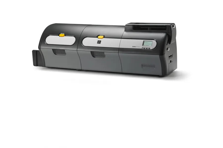 Printer ZXP Series 7; Dual Sided, Dual-Sided Lamination, UK/EU Cords, USB, 10/100 Ethernet, Linear Barcode Scanner