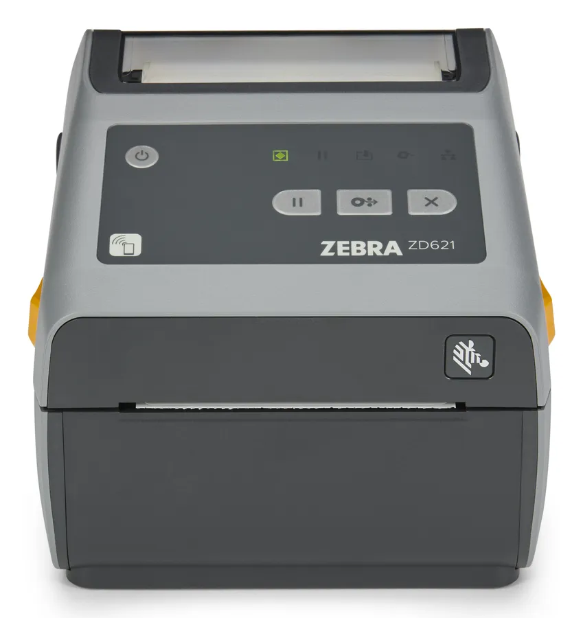 Direct Thermal Printer ZD621; 300 dpi, USB, USB Host, Ethernet, Serial, BTLE5, EU and UK Cords, Swiss Font, EZPL