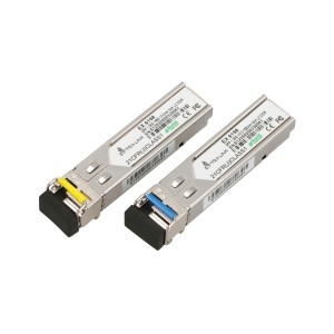 Modul fibra optica Extralink SFP SM 1.25G WDM 1310/1550NM SM 3KM LC - pereche