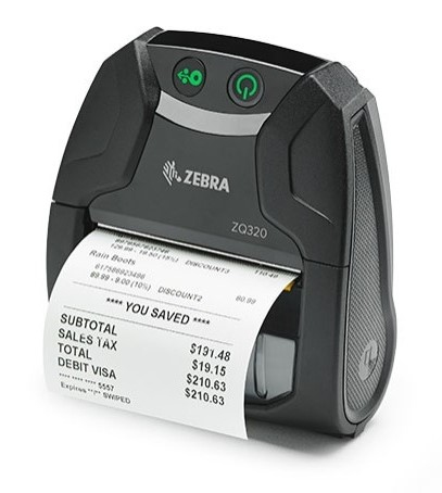 DT Printer ZQ320; Bluetooth, No Label Sensor, Outdoor Use, English, Group E