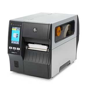 TT Printer ZT411; 4", 203 dpi, Euro and UK cord, Serial, USB, 10/100 Ethernet, Bluetooth 4.2/MFi, USB Host, Wireless 802.11 AC Card: Re